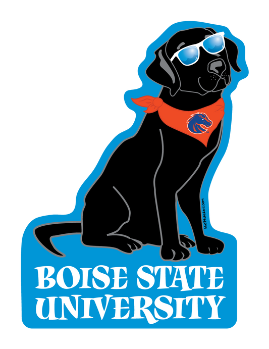 Boise State Broncos Blue84 Dog Sticker
