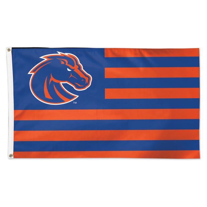 Boise State Broncos Wincraft Deluxe 3x5 Stars and Stripes Flag (Blue/Orange)