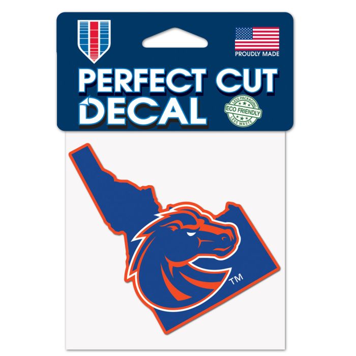 Boise State Broncos Wincraft 4x4 Idaho Decal (Blue/Orange)