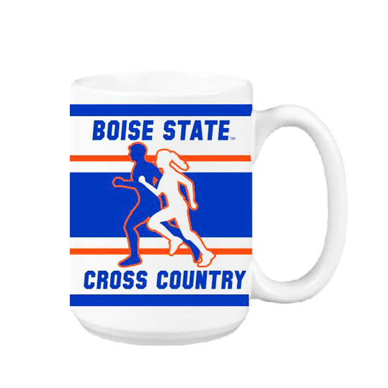 Boise State Broncos 15oz Cross Country Mug (White)