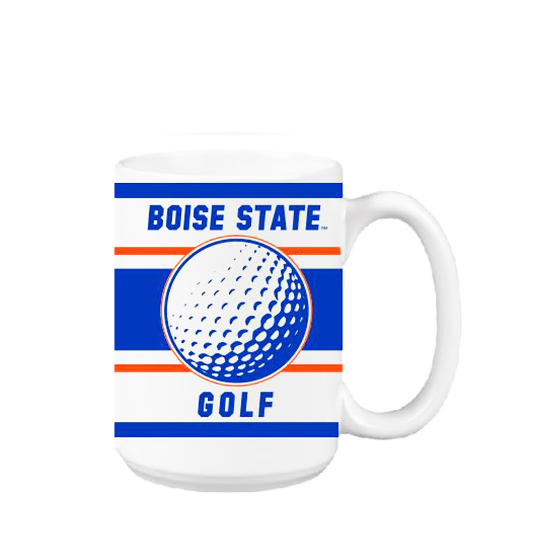 Boise State Broncos 15oz Golf Mug (White)