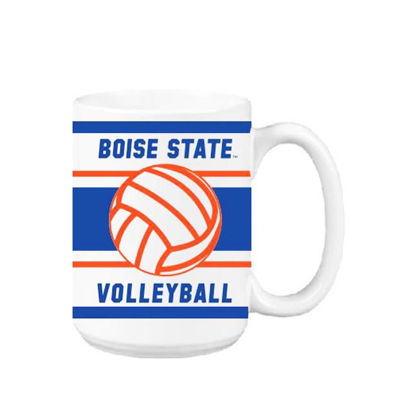Boise State Broncos 15oz Volleyball Mug (White)