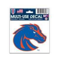 Boise State Broncos Wincraft 3x4 Multi-Use Bronco Decal (Blue/Orange)