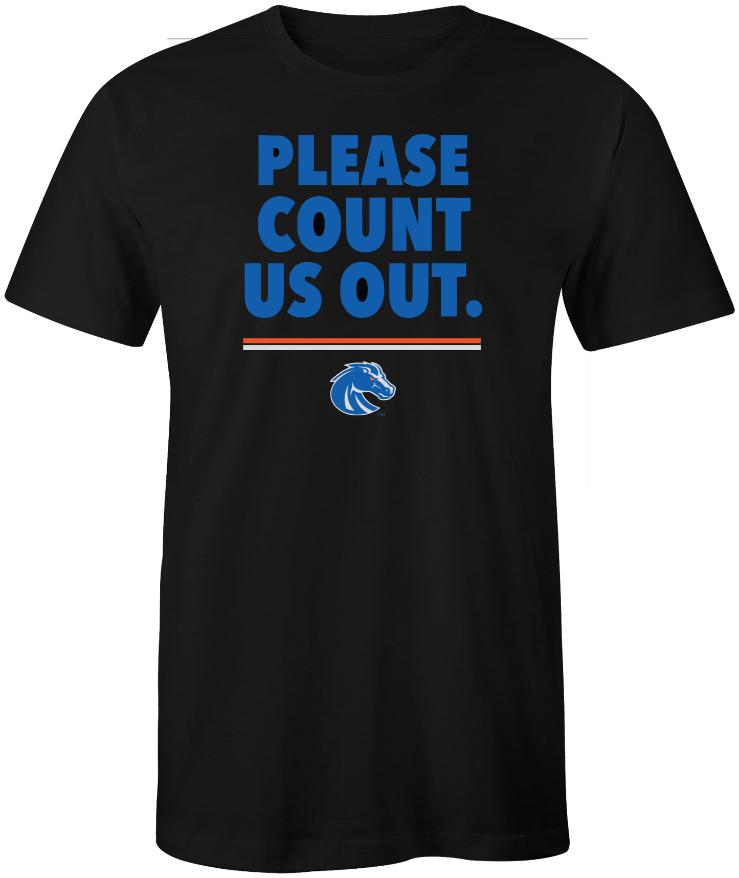 Boise State Broncos Select Men's Count Us Out T-Shirt (Black)