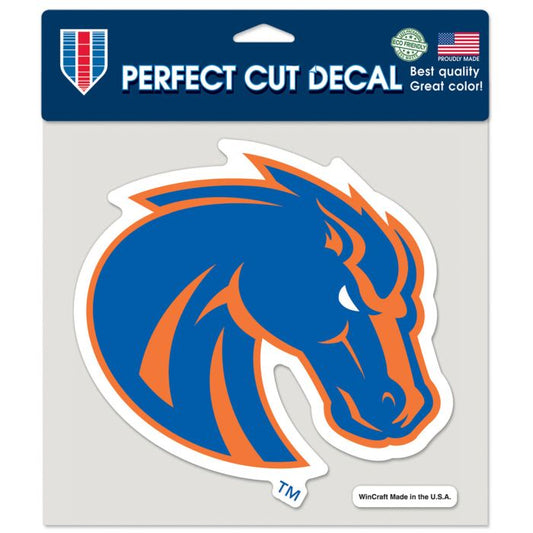 Boise State Broncos Wincraft 8x8 Bronco Decal (Blue/Orange)