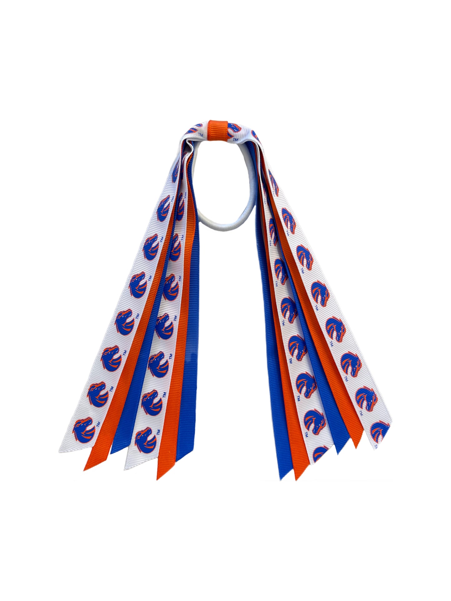 Boise State Broncos USA Bows Ponytail Streamer
