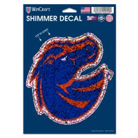 Boise State Broncos Wincraft 5x7 Shimmer Bronco Decal (Blue/Orange)