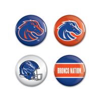 Boise State Broncos Wincraft 4 Pack Buttons