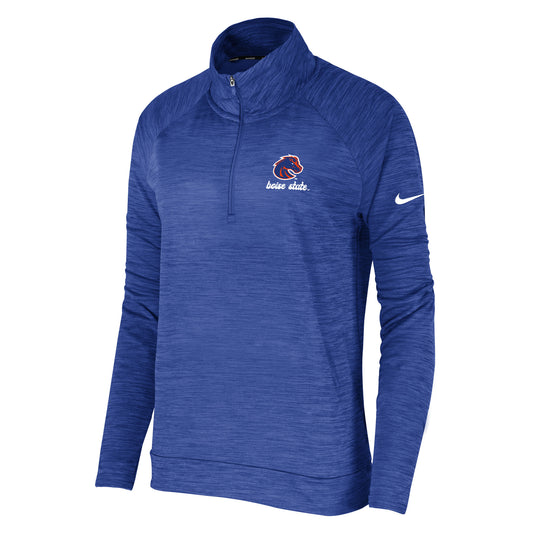 Boise State Broncos Nike Women's Pacer 1/2 Zip Jacket (Blue)