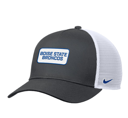 Boise State Broncos Nike Rise Trucker Snapback Hat (Black)