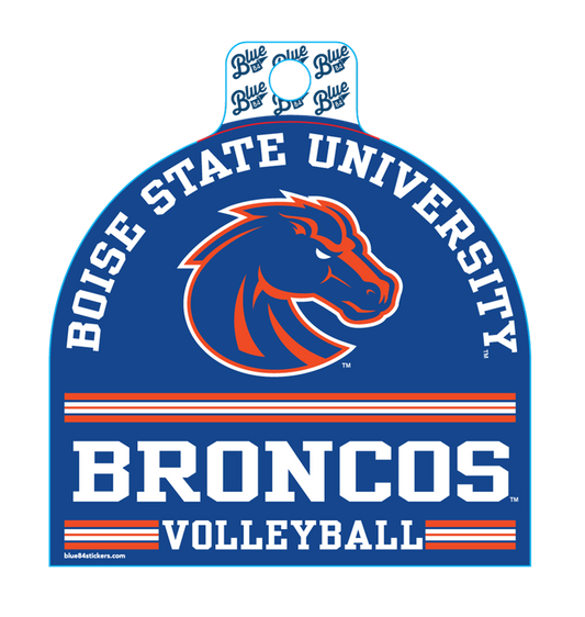 Boise State Broncos Blue84 Volleyball Sticker (Blue)