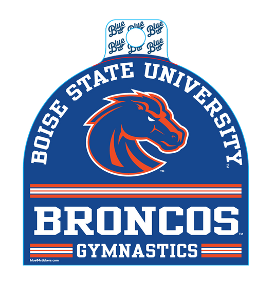 Boise State Broncos Blue84 Gymnastics Sticker (Blue)