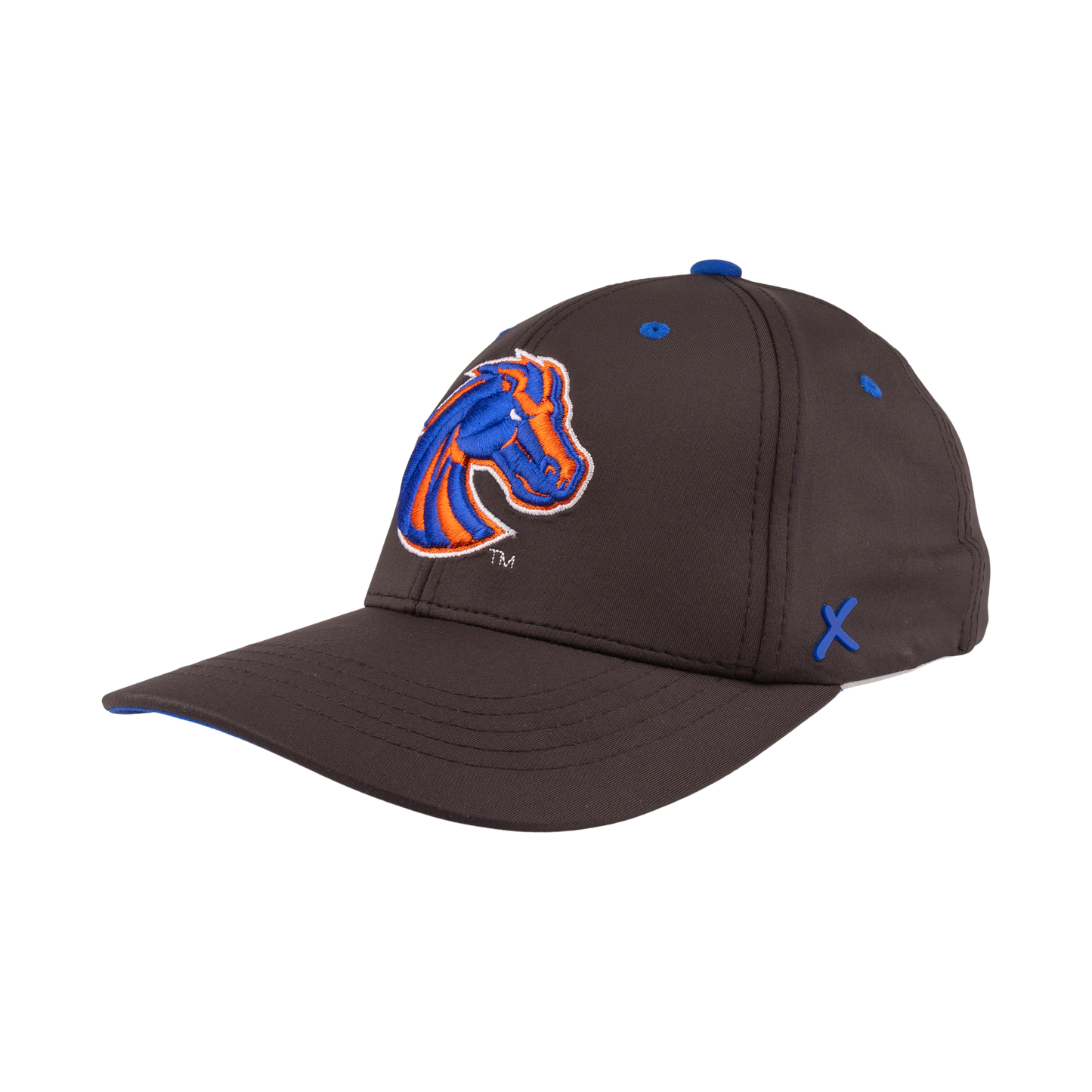 Boise State Broncos CapX Colored Bronco Flex Fit Hat (Black)