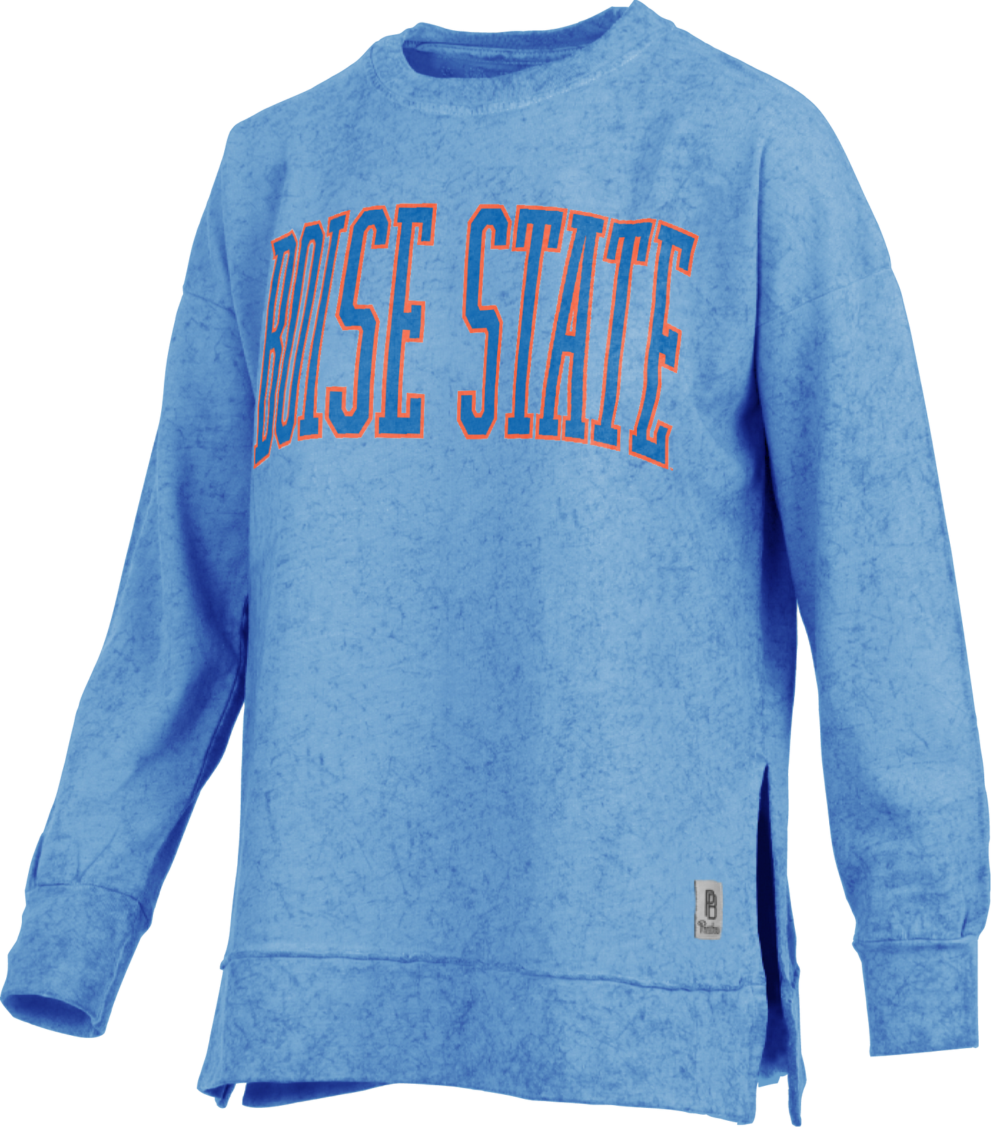 Boise State Broncos Pressbox Women's Long Sleeve T-Shirt (Light Blue)