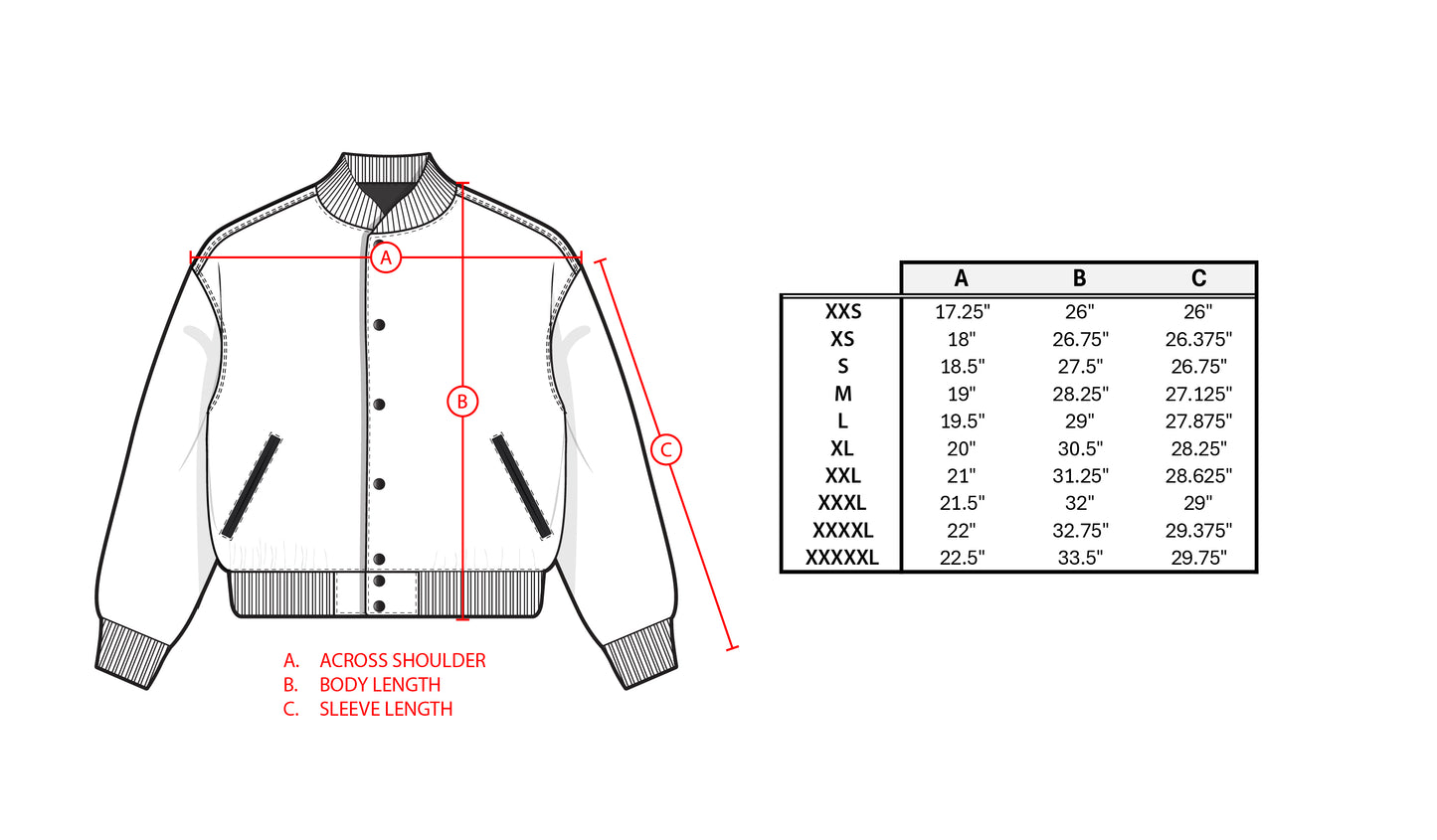 **Pre-Order** Boise State Broncos Blue Turf 40th Anniversary Varsity Jacket