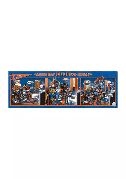 Boise State Broncos You The Fan 1,000 Piece "Game Day in The Dog House" Puzzle