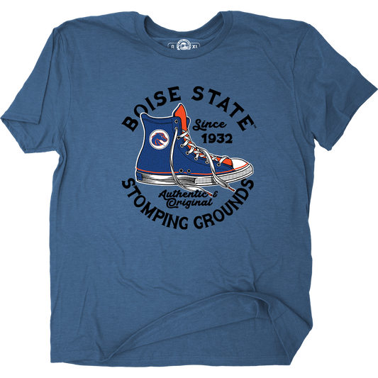 Boise State Broncos Duck Company Stomping Grounds Men's T-Shirt (Blue)