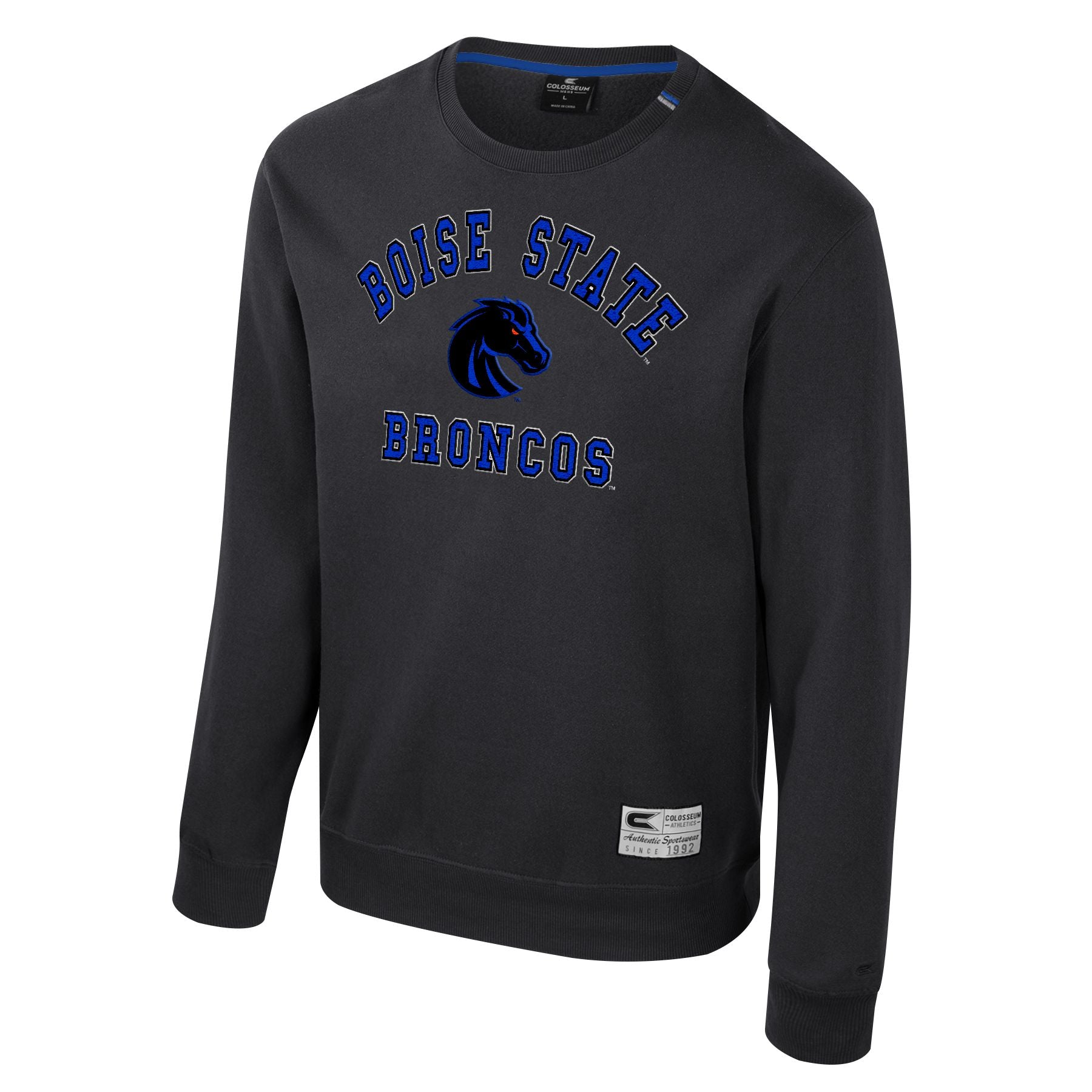 Boise State Broncos Colosseum Men s Crewneck Sweatshirt Black