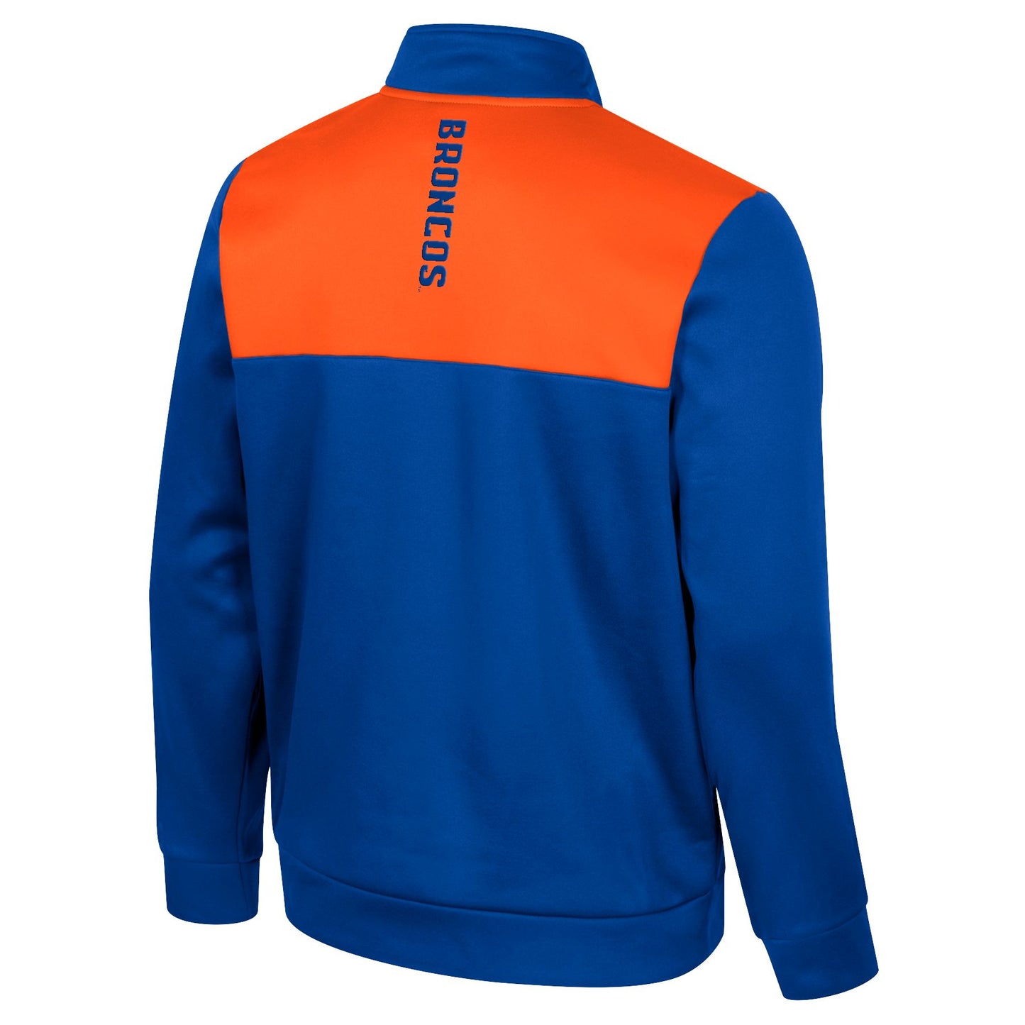 Boise State Broncos Colosseum Men's 1/4 Zip Jacket (Blue/Orange)