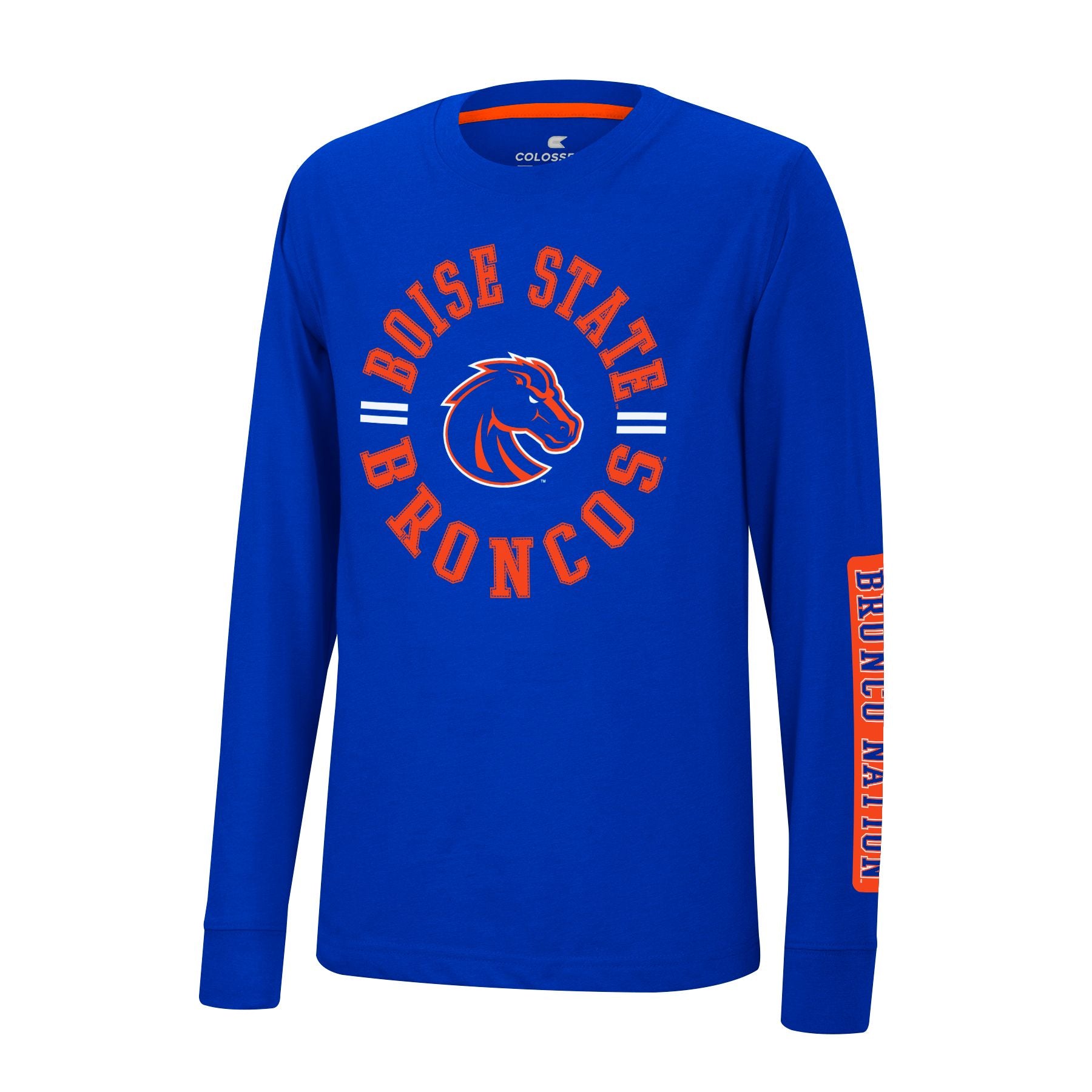 Boise State Broncos Colosseum Youth Long Sleeve T-Shirt (Blue) – The Blue  and Orange Store