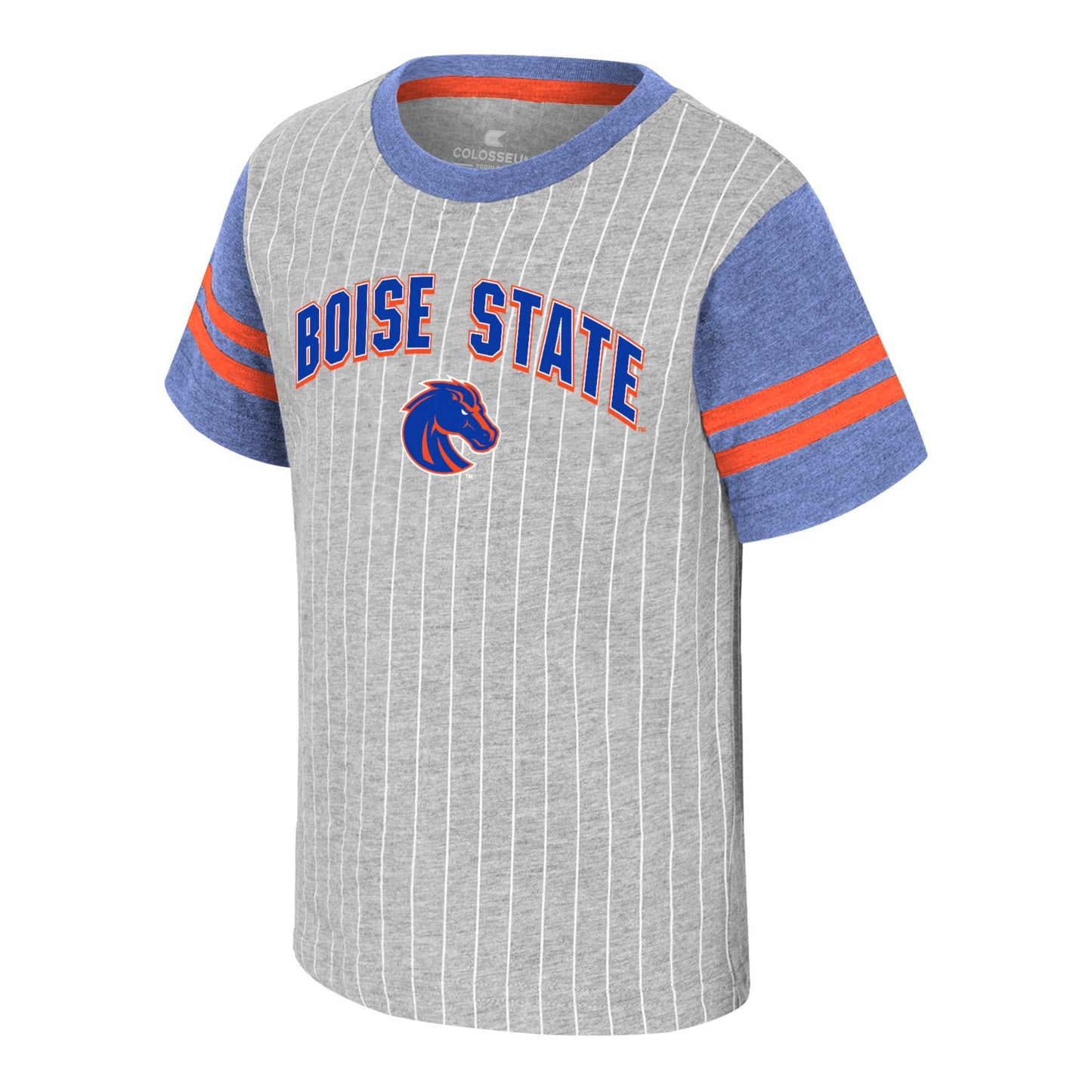 Boise State Broncos Colosseum Pinstripe Toddler T-Shirt (Grey)