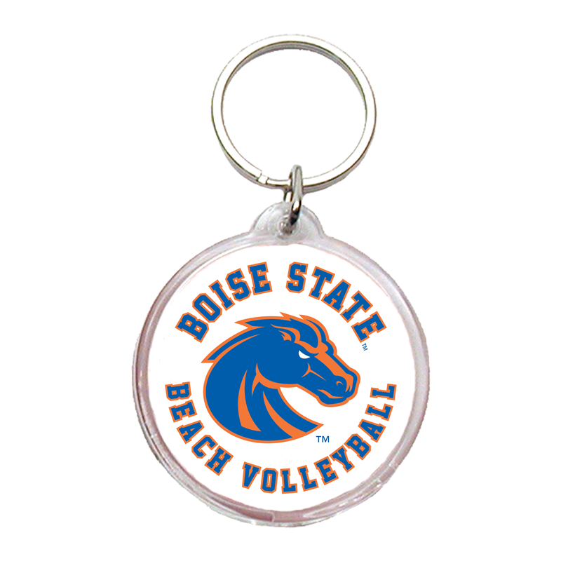 Boise State Broncos Spirit Products Beach Volleyball Key Tag (White)