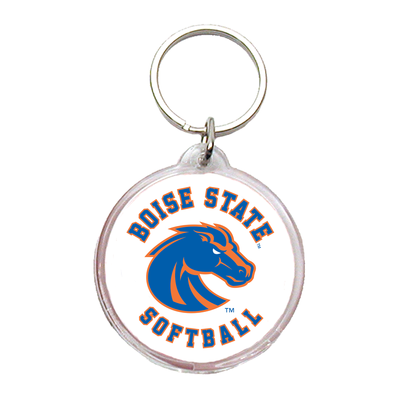 Boise State Broncos Spirit Products Softball Key Tag (White)