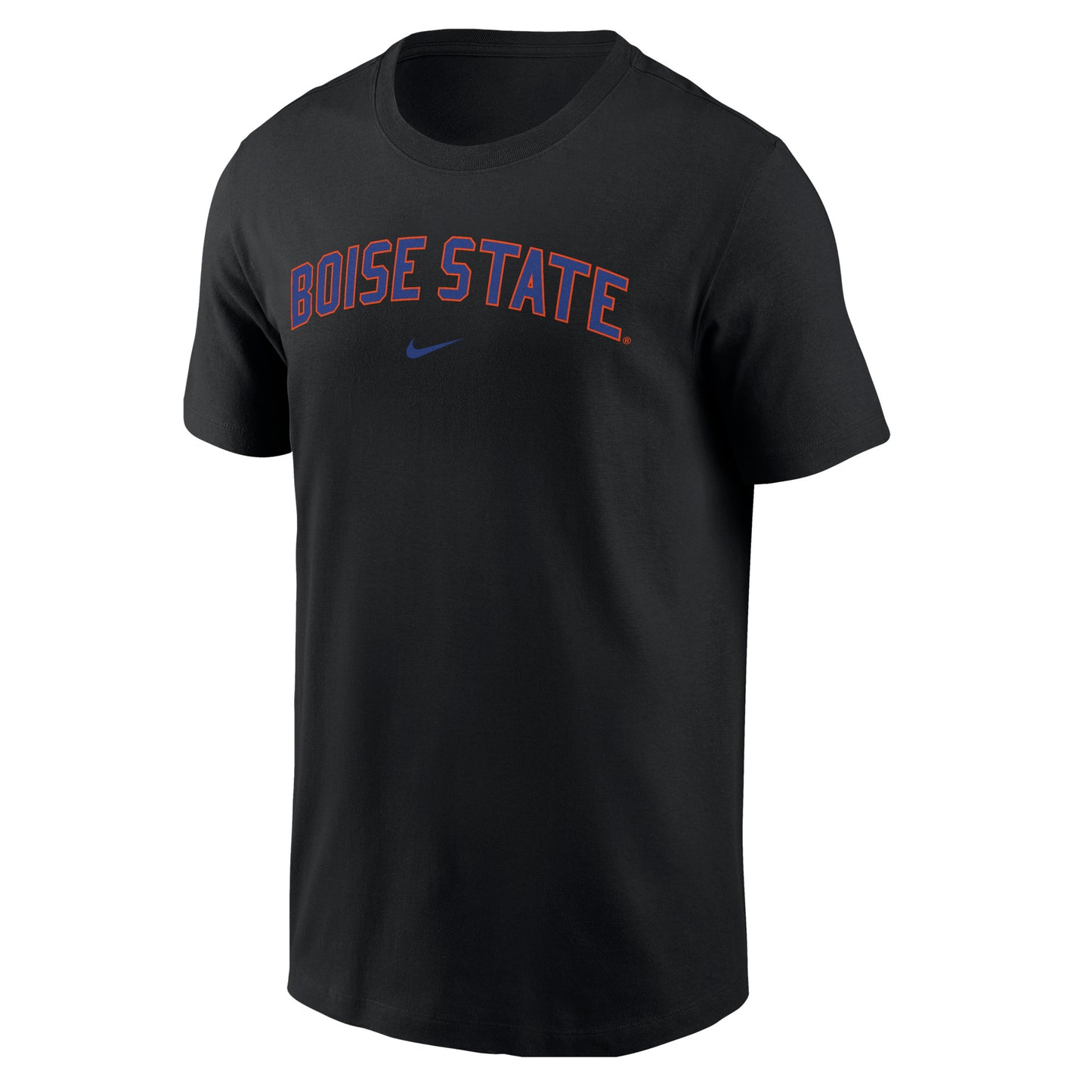 Boise State Broncos Nike Men's Arched Wordmark T-Shirt (Black)