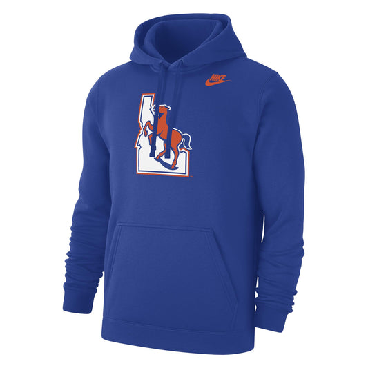 Boise State Broncos Nike Men's Vault Logo Hoodie (Blue)
