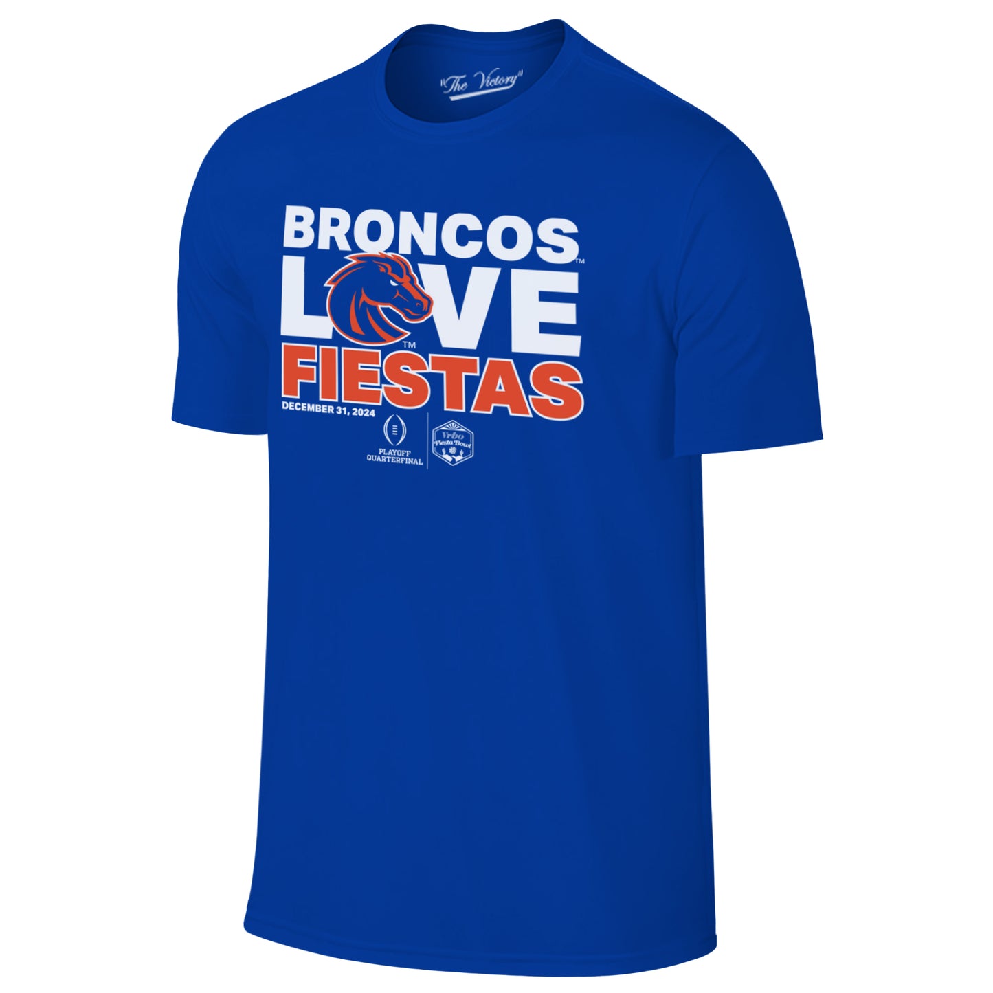 Boise State Broncos Retro Brand Love Fiestas T-Shirt (Royal)