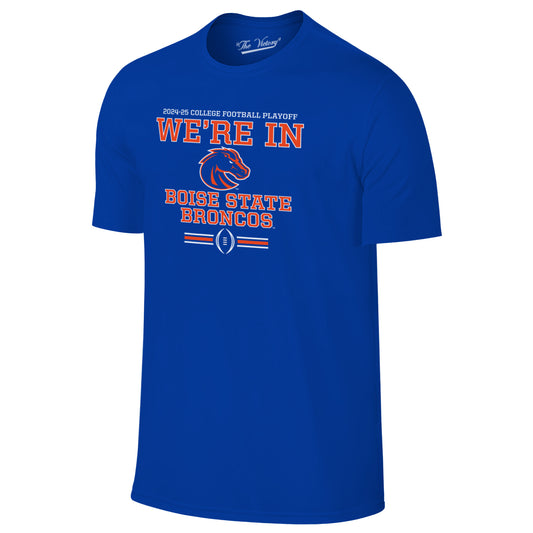 Boise State Broncos Retro Brand Men's CFP We're In S/S T-Shirt (Royal)
