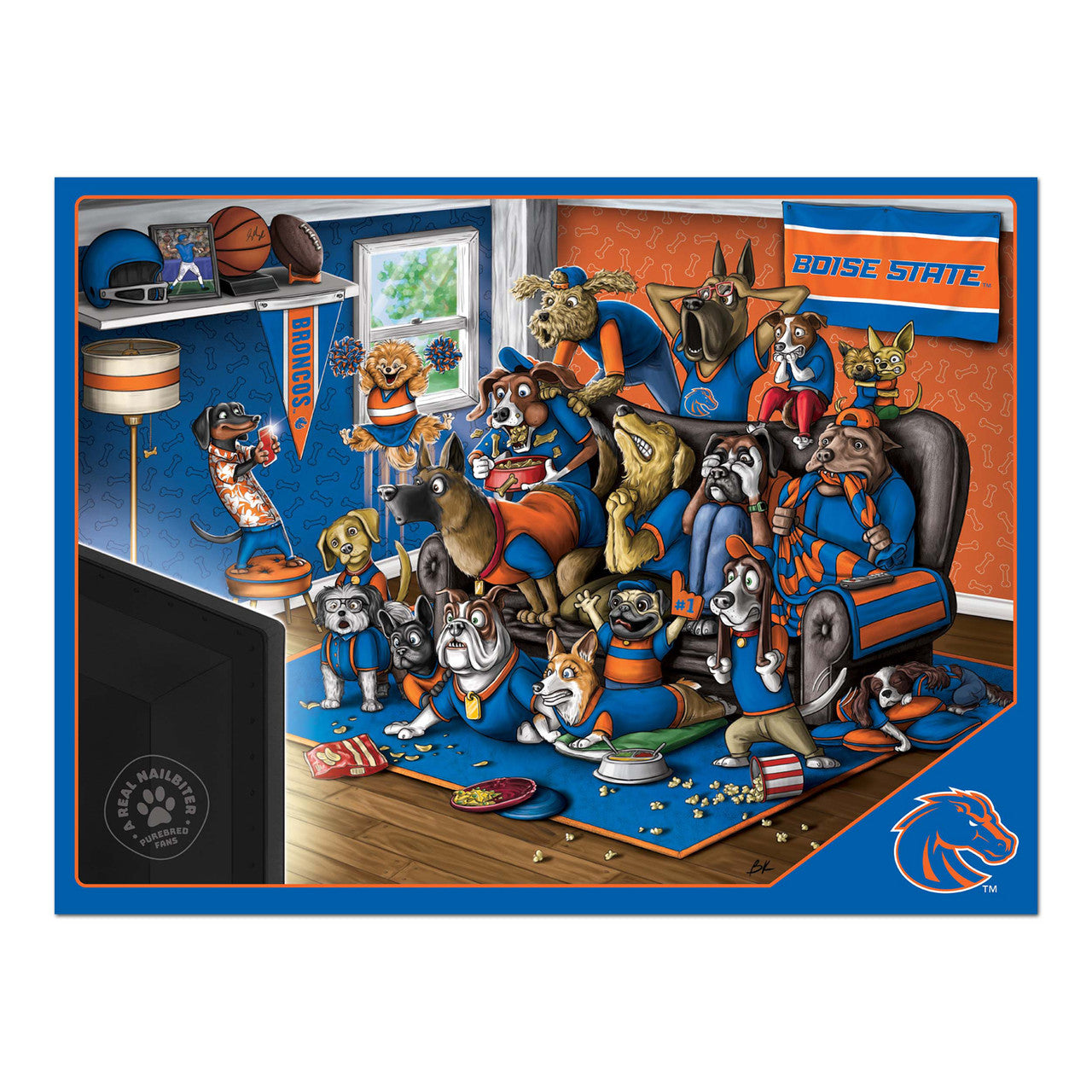 Boise State Broncos You The Fan 500 Piece "A Real Nailbiter" Puzzle