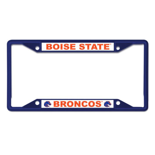 Boise State Broncos Wincraft Matte Metal License Plate Frame (Blue)