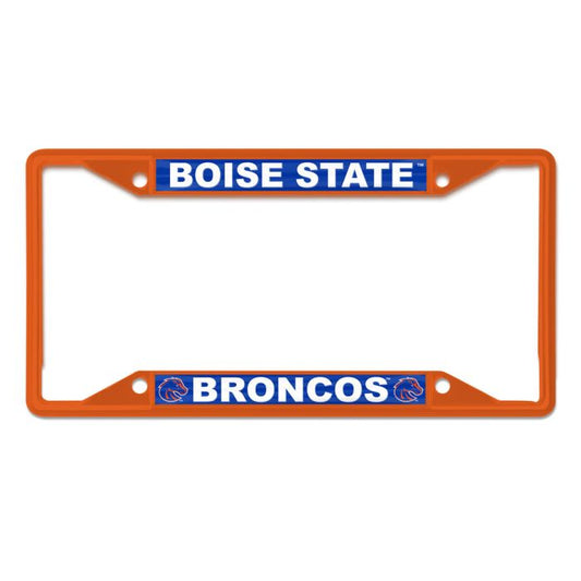 Boise State Broncos Wincraft Matte Metal License Plate Frame (Orange)