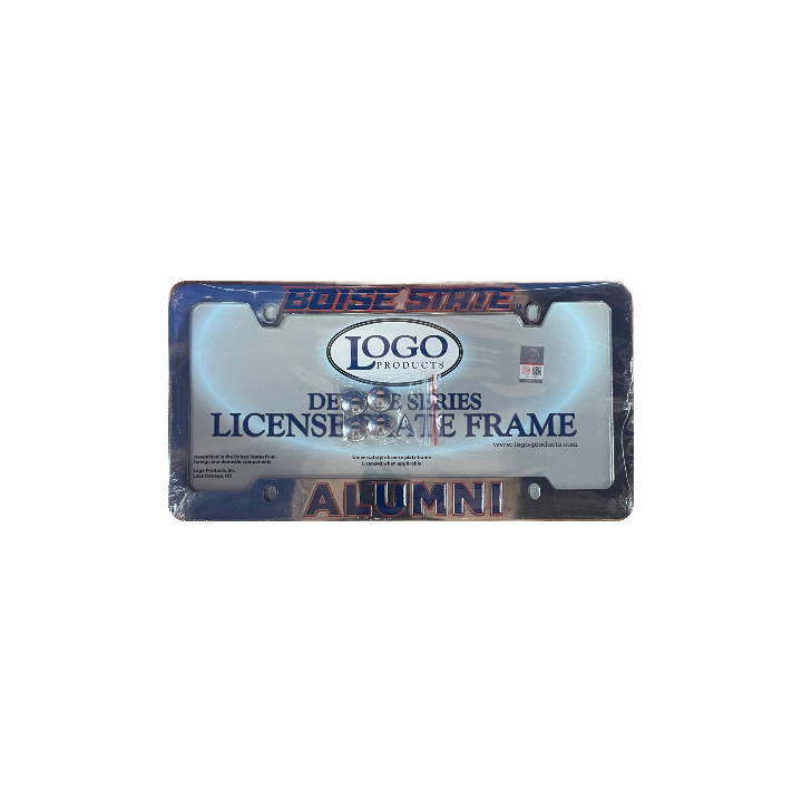 Boise State Broncos Logo Products Metal "Alumni" License Plate Frame
