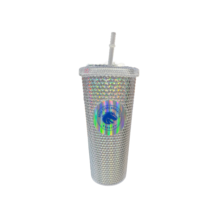 Boise State Broncos Spirit Products Studded Travel Tumbler