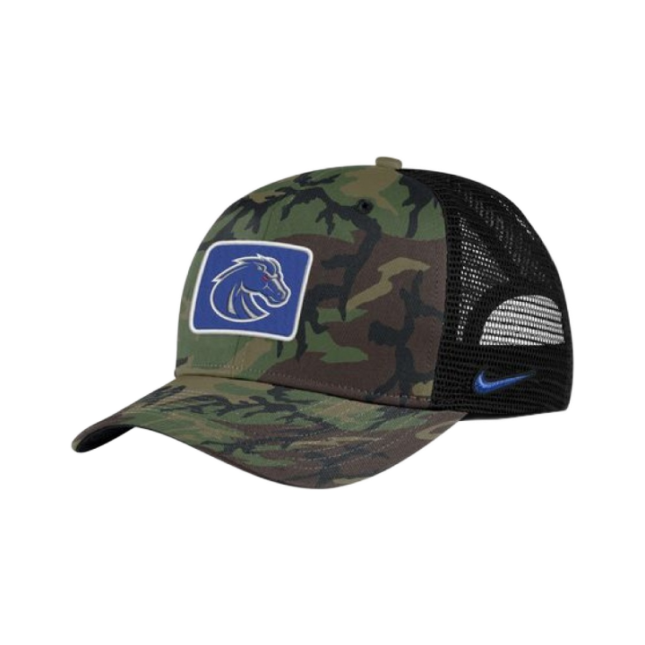 Boise State Broncos Nike Classic99 Bronco Trucker Snapback Hat (Camo)