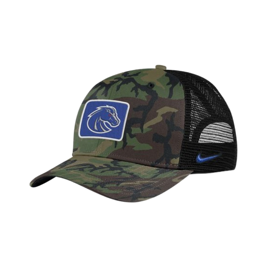 Boise State Broncos Nike Classic99 Bronco Trucker Snapback Hat (Camo)