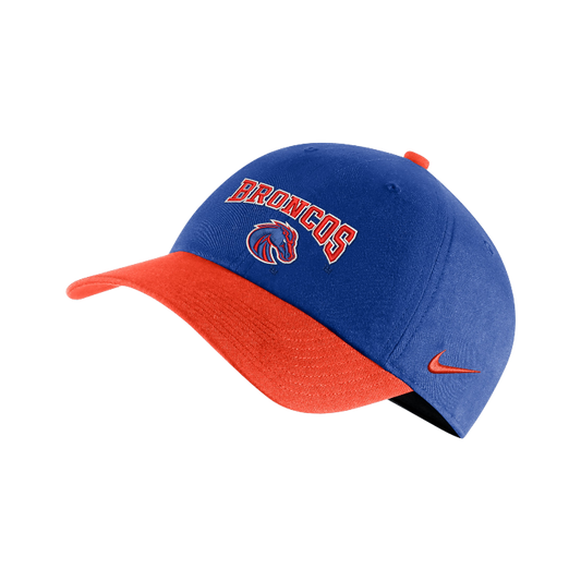 Boise State Broncos Nike Heritage86 "Broncos" Adjustable Hat (Blue/Orange)