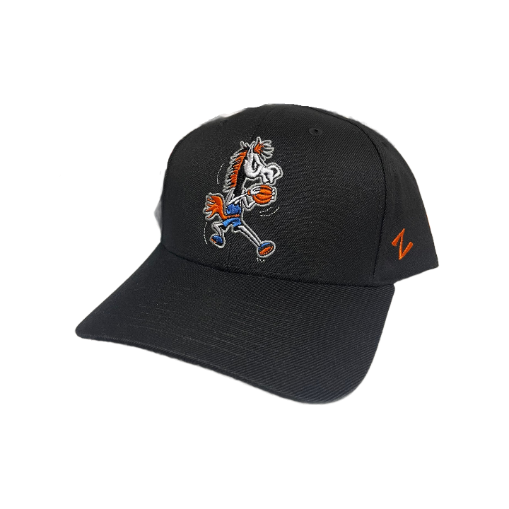 Boise State Broncos Zephyr Basketball Flex Fit Hat (Black)
