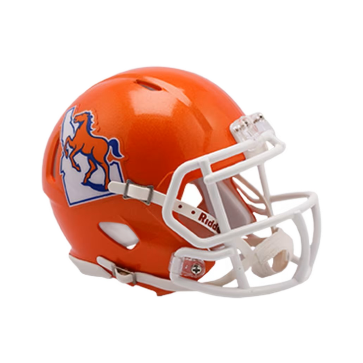 Boise State Broncos Riddell Throwback Mini Replica Helmet (Orange)