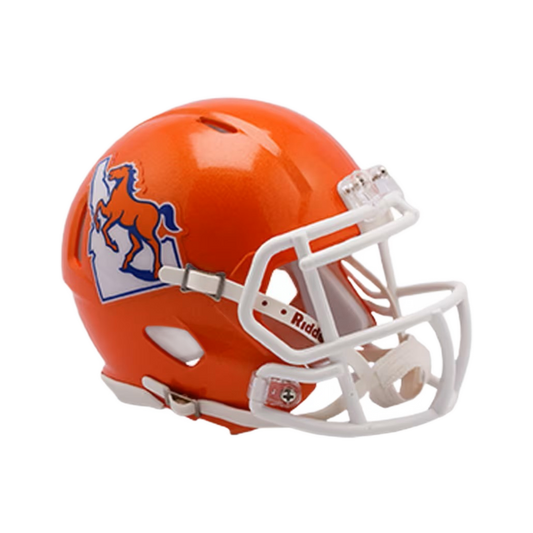 Boise State Broncos Riddell Throwback Mini Replica Helmet (Orange)