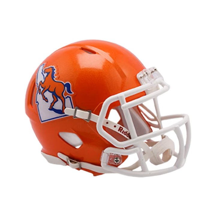 Boise State Broncos Riddell Throwback Full Size Speed Replica Helmet (Orange)