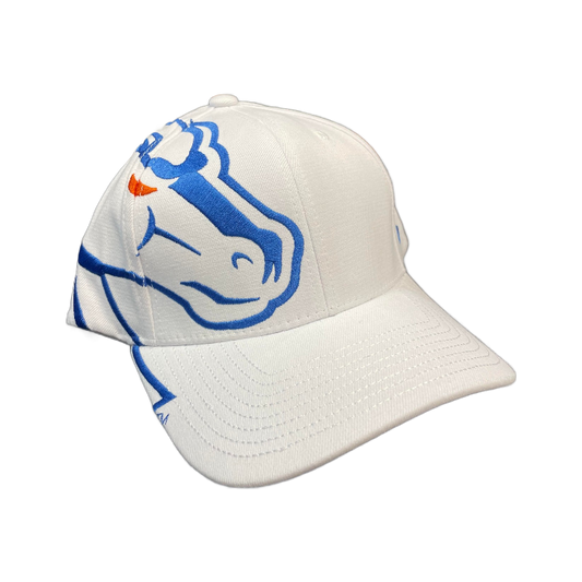 Boise State Broncos Zephyr Rivalry Flex Fit Hat (White/Blue)