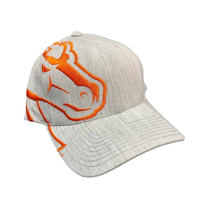 Boise State Broncos Zephyr Rivalry Flex Fit Hat (Grey/Orange)