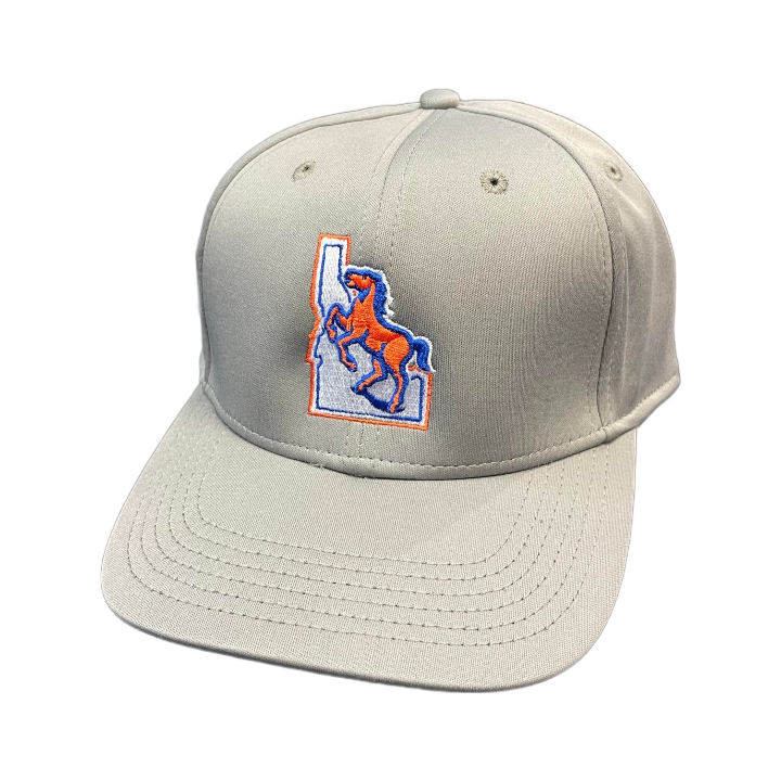 Boise State Broncos Legacy Throwback Logo Flex Fit Hat (grey) – The 