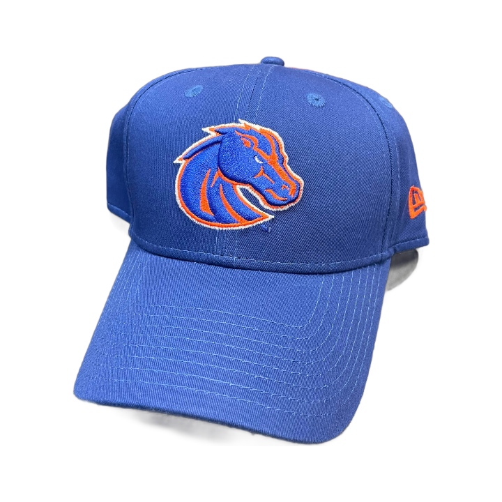 Boise State Broncos New Era Velcro 9Forty Adjustable Hat Blue The Blue and Orange Store