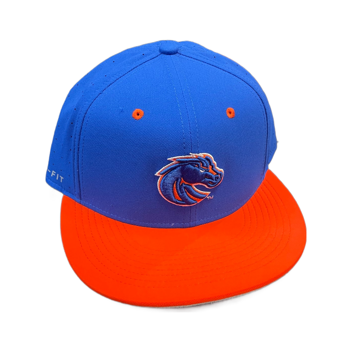 Boise State Broncos Nike Dri Fit Fitted Hat Blue Orange