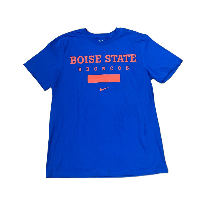 Boise State Broncos Nike Men's "Boise State Broncos" T-Shirt (Blue)