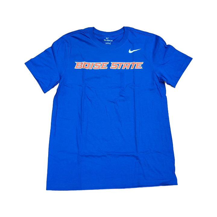 Boise State Broncos Nike Men's "Boise State" T-Shirt (Blue)